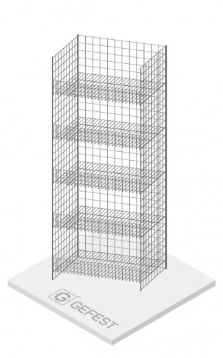 Стеллаж с 5 полками С.П.01 артикул 0021-979