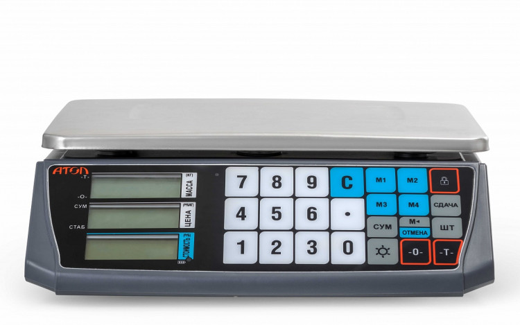 Весы торговые АТОЛ MARTA без стойки артикул 45033