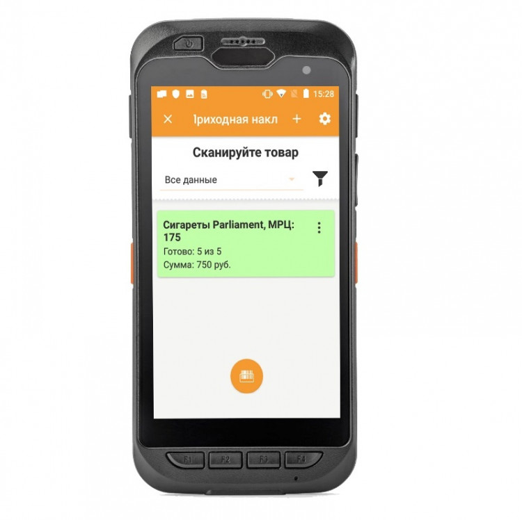 Терминал сбора данных АТОЛ Smart.Touch Android 7.0, 2Гбх16Гб артикул 49634             Android 7.0, 2D SE4710 Imager, 5.5”, 2Гбх16Гб, IP67, Wi-Fi a/b/g/n/ac, Bluetooth 4.1, 5000mAh     