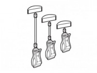 Ценникодержатель на прищепке малый  FXS 0 мм 