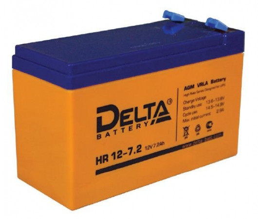 Аккумулятор HR 12-7.2 DELTA артикул 0021-470                  