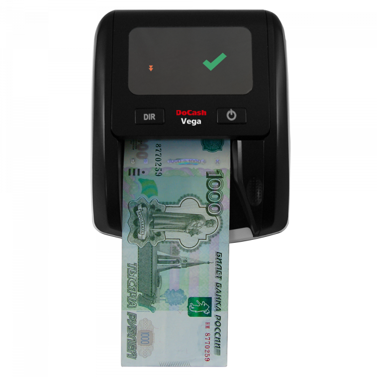 Автоматический детектор банкнот DoCash Vega RUB артикул 13566             с АКБ     