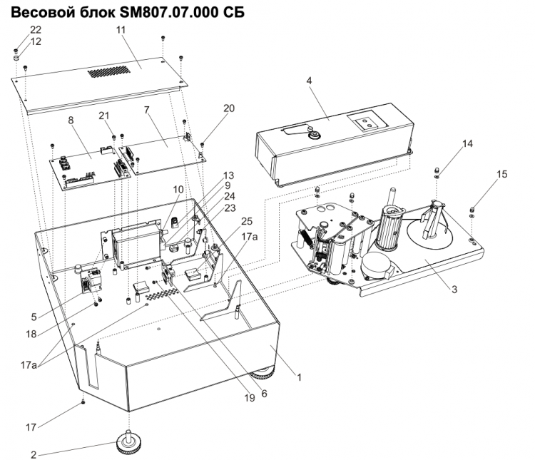 Блок весового датчика